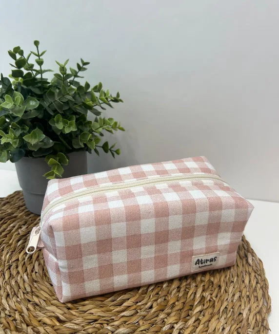 Neceser Box vichy nude
