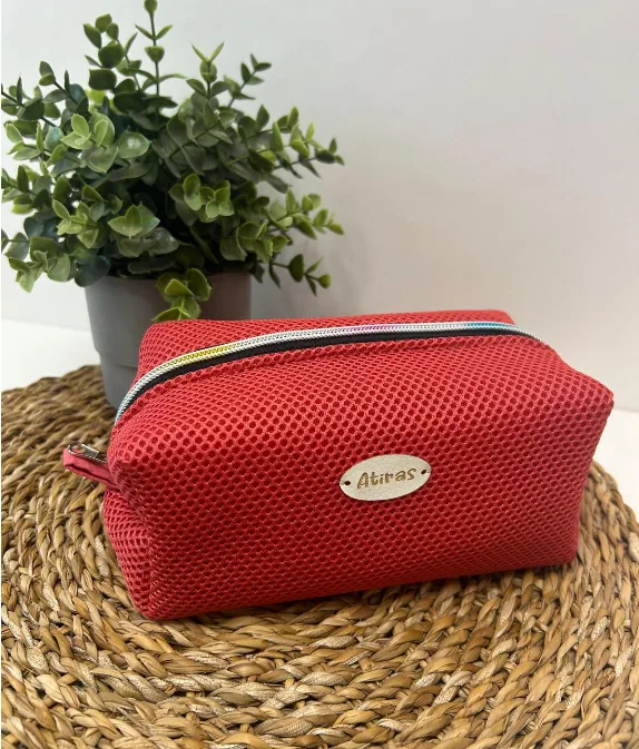 Neceser Box rejilla roja